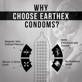 EarthEx 576 Dotted - 20 Condoms, 10s(Pack of 2)